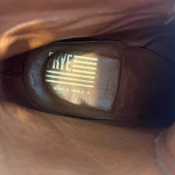 Frye Tan Lace Up Boots - Picture 10 of 12